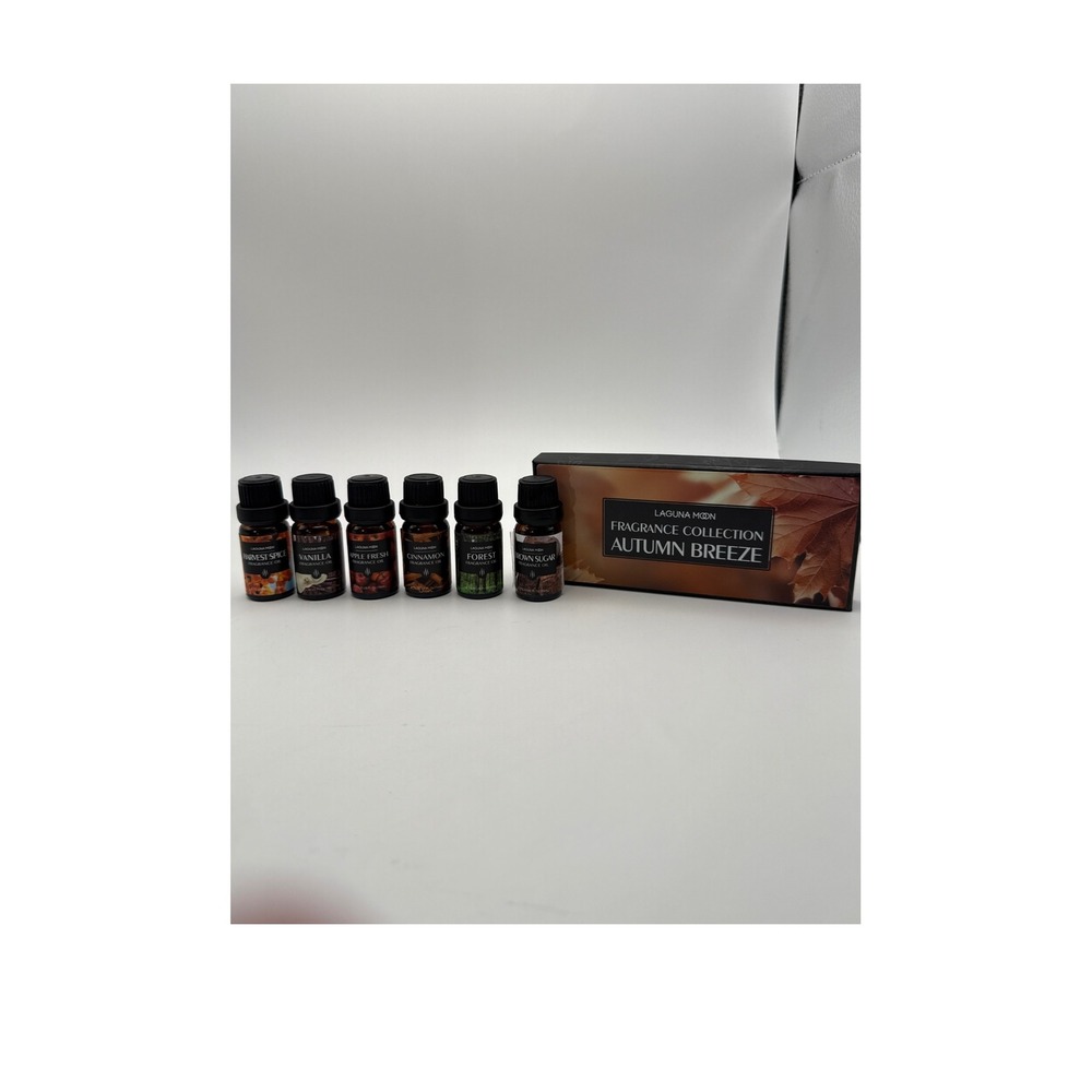 Laguna Moon Autumn Breeze Fragrance Oil Collection 6 Pack Harvest Spice Vanilla